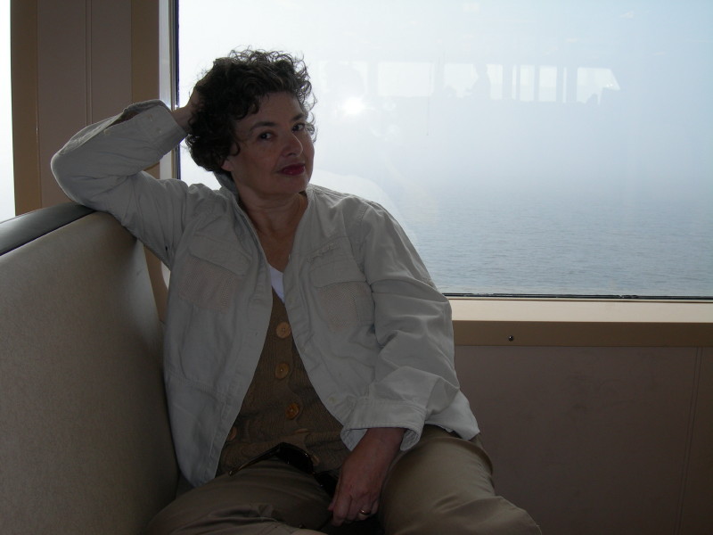 Rebecca on the Ferry